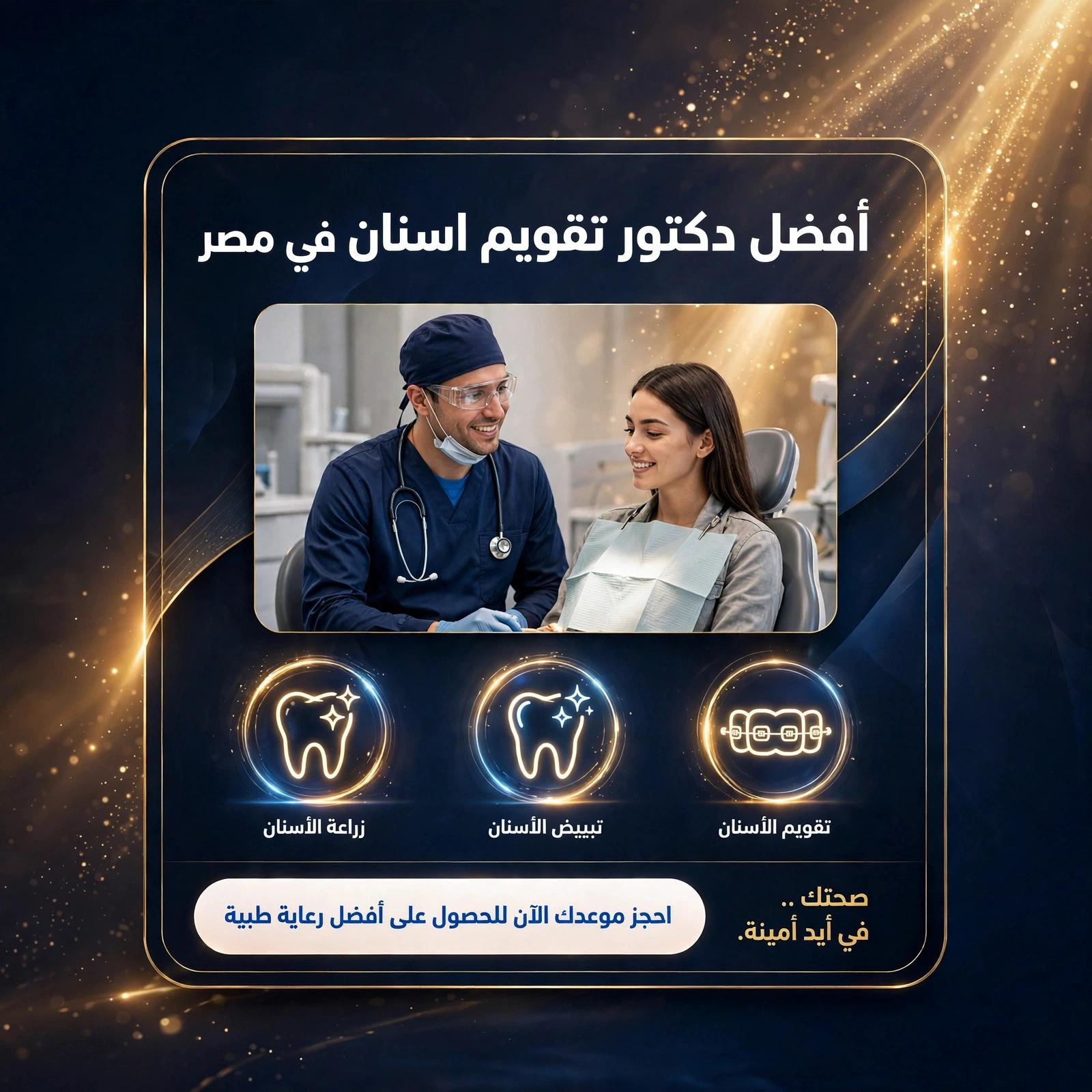 يعتمد اختيار افضل دكتور تقويم اسنان في مصر على مجموعة من المعايير، أهمها التخصص والخبرة في تشخيص مشكلات الأسنان